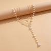 Personality Y Type Gift Women Wholesale Long Style Jewelry on the Neck Accessories for Girls Hot Girl Stainless Steel Chain Sets