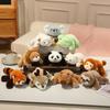 1 Stück 20cm Kawaii liegender Waschbär Koala Panda Eisbär Frosch Plüschtier Süßes Faultier Affe Capybara Löwe Plüschtier Puppe Dekor Geschenk