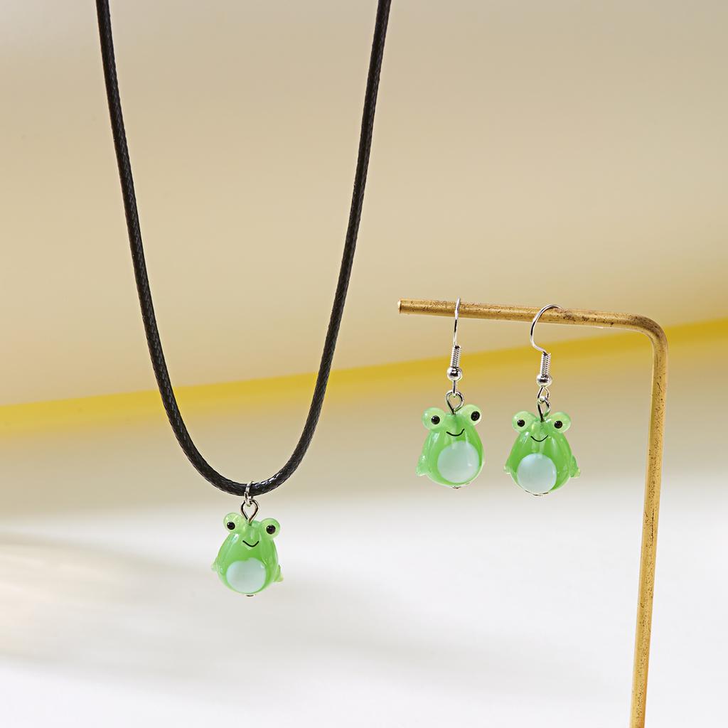 Creative Cute Animal Frog Toad Dangle Earrings For Women Funny Green Frog Ear Piercing Studs Earring Christmas Festival Jewelry
