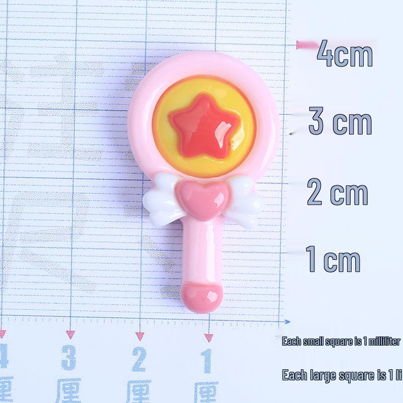 Fairy Wand Resin Hair Tie & Sticker Set