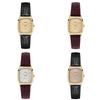 Womens Quartz Watch With Leather Strap Waterproof Retro Elegant For Casual Wear