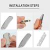 1Pc New Pro Resin Wood Handle Barber Straight Razor For Men Stainless Steel Hair Removal Tools Beard Shaving Safety Knife Holder