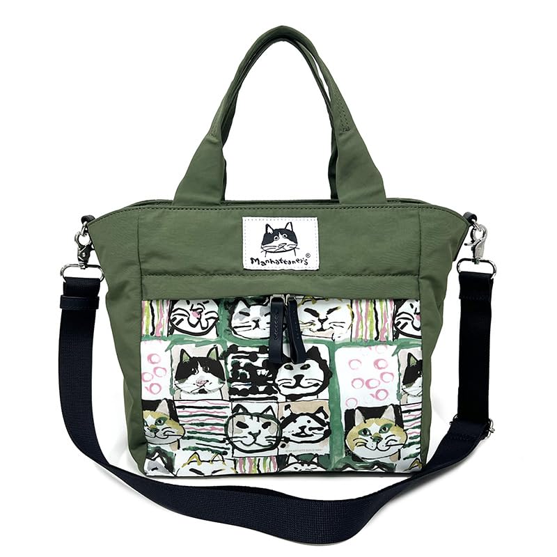 Женская двусторонняя сумка-тоут Manhattaner s Avenue 71-2475 Хаки