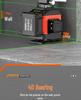 German High-Precision 12-Line Green Light Laser Level with Auto-Leveling for Outdoor Use