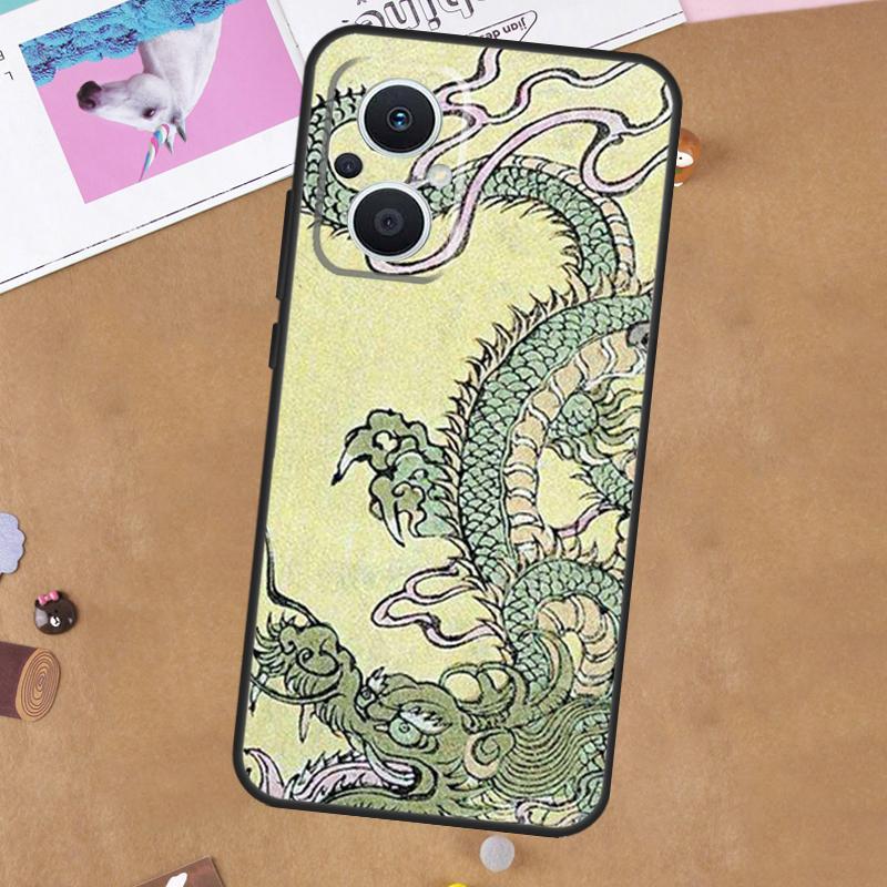 Chinese Dragon For OPPO Reno 12 13 14 11 10 Pro 14F 13F 12F 11F 7 8 Lite 8T OPPO Find X9 X5 X6 X8 Pro Case