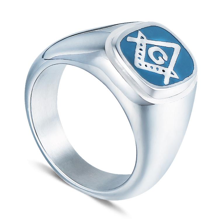 Personalized Fashion Trend Retro Logo Ring European and American Popular Men s Jewelry 2026 9