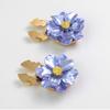 Decorative Shirt Button Covers Pearlized Flower Shape Cufflinks Clip For Shirt Jackets Dress Costume Uniform Decoration