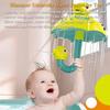 Baby Bath Toy Dinosaur Umbrella Water Sprinkler Shower Head Bathtub Rain Toy Spray Water Tub Toy with Turnable For Kids Gifts