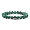Malachite Beaded Bracelet Cylinder Natural Stone Bracelets High Quality Energy Bangle Classic Strand Jewelry Pulsera
