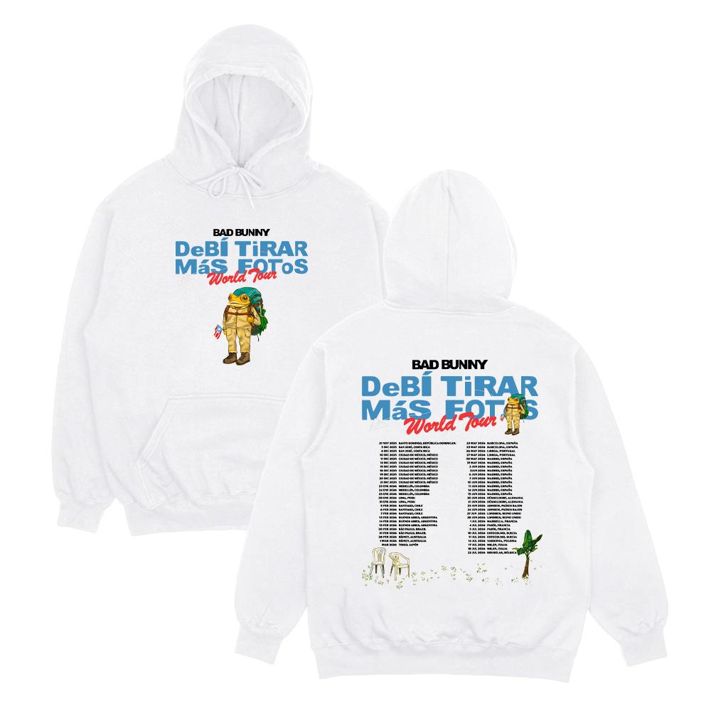 Rapper Bad Bunny Hoodies Debí Tirar Más Fotos Album Tour 2026 Graphic Pullover Men Women Fleece Pullover Fall Fashion Sweatshirt
