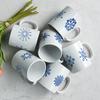 Cf040-Design-Tasse 6er-Pack-Schneekristallform