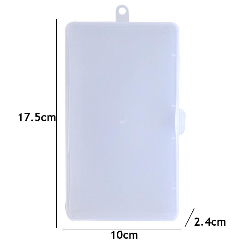 Storage Organizer Box Pencil Case Large Capacity Plastic Pencil Box Pencil Case School Supplies Student Clear Office Supplies