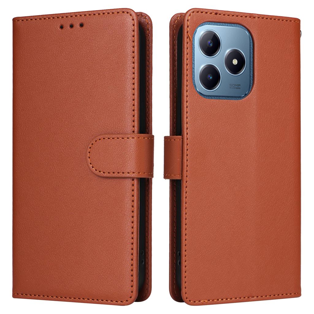 Wallet Phone Case for Realme Note 60/Note 60x 4G/ C61 4G/C61 (India) 4G/C63 4G/Narzo N63 4G PU Leather Cover