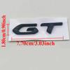 OVII3 3D ABS Logo GT Emblem Letters Car Trunk Badge For Peugeot 208 2008 201 206 508 5008 207 408 4008 3008 308 GT Sticker Accessories