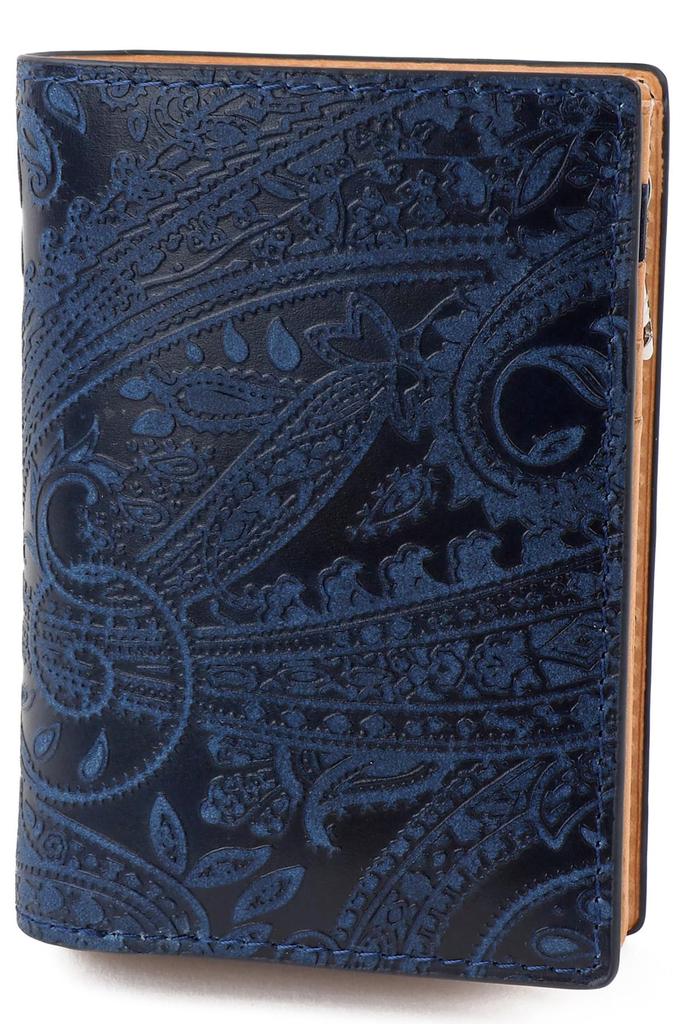 Bifold Wallet Genuine Leather Dark Blue [Baggy Port] BP-ZYS196-DBL