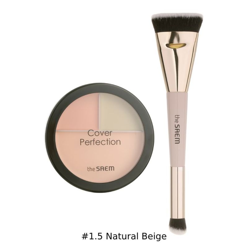 The Saem Conjunto de Base em Balm Cover Perfection Triple - 2 Tipos