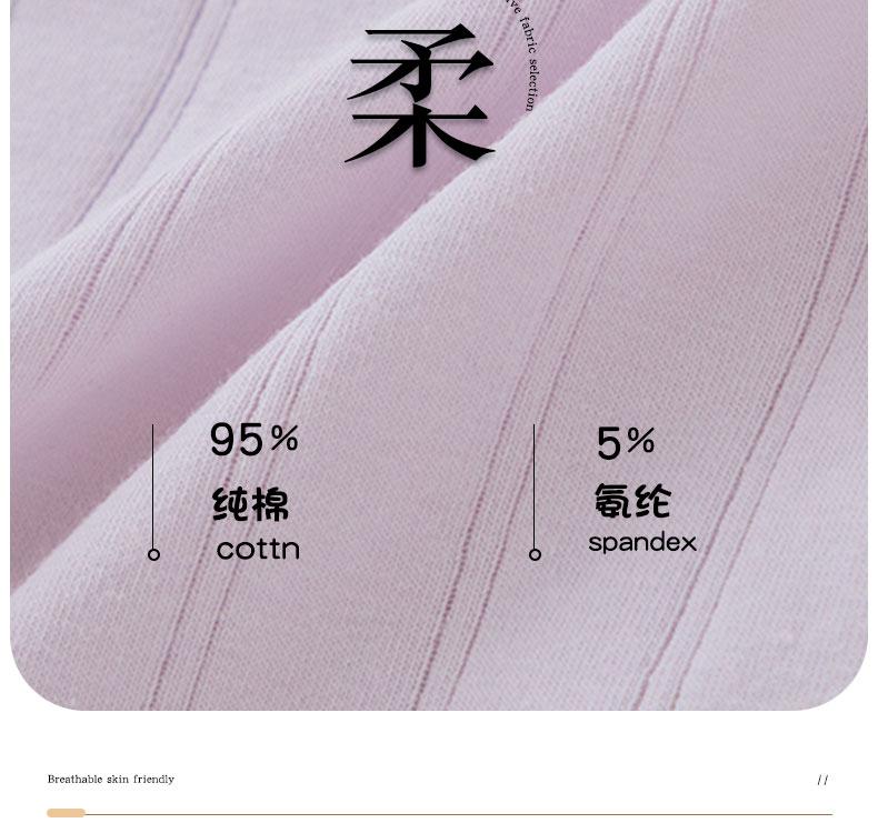 A-class baby cotton women's underwear 7A antibacterial crotch pure cotton breathable and soft skin friendly mid waist triangle pants