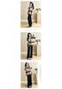 Spring Maternity Two-Piece Set: Fashionable Long-Sleeved Striped Jacket & Loose Belly-Covering Top