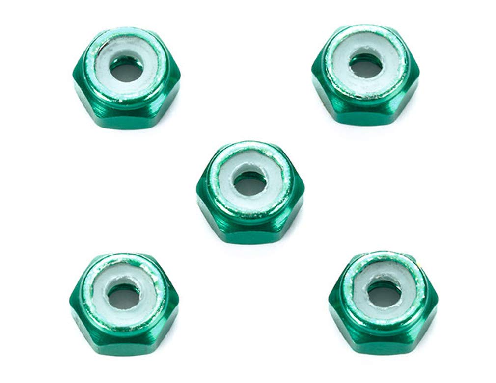 

Tamiya Mini 4WD Special Edition 2mm Aluminum Lock Nuts 5 95424 (Green, pieces) зелёный