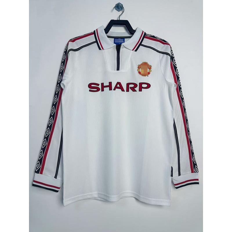 Red Devils 0406 Manchester United Premier League Jersey No. 7 C Ronaldo Long Short Sleeve  Rooney 08-09 Champions League Edition Manchester United