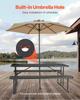 Picnic Table Foldable Steel Camping Table Chair Garden Indoor Outdoor