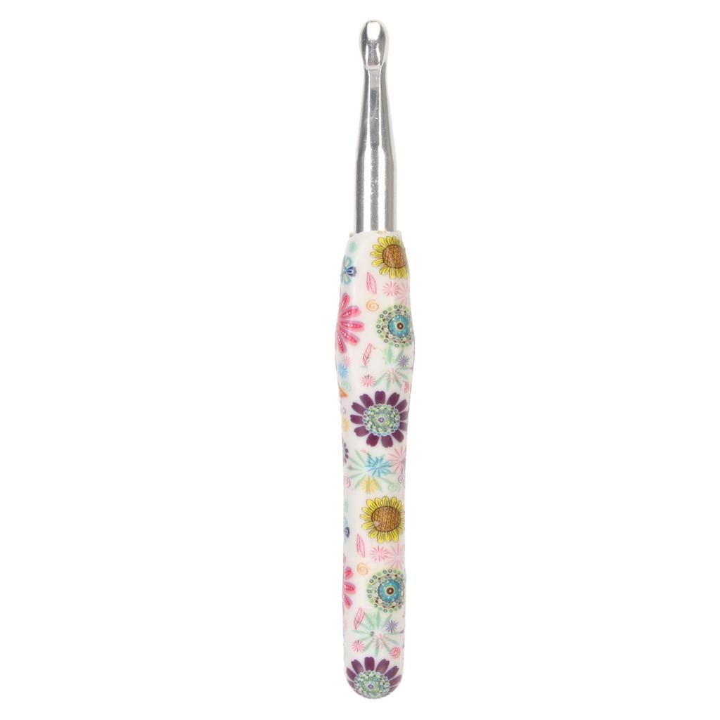 10.0mm Crochet Hook Ergonomic Handle Lightweight Aluminum Knitting Needle for Beginners