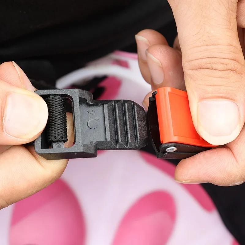 Motorcycle Helmet Chin Strap Locking Buckle Bicycle Helmet Buckle Quick Sewing Clip Motorcycle Chin Strap Parts Elastic Clip