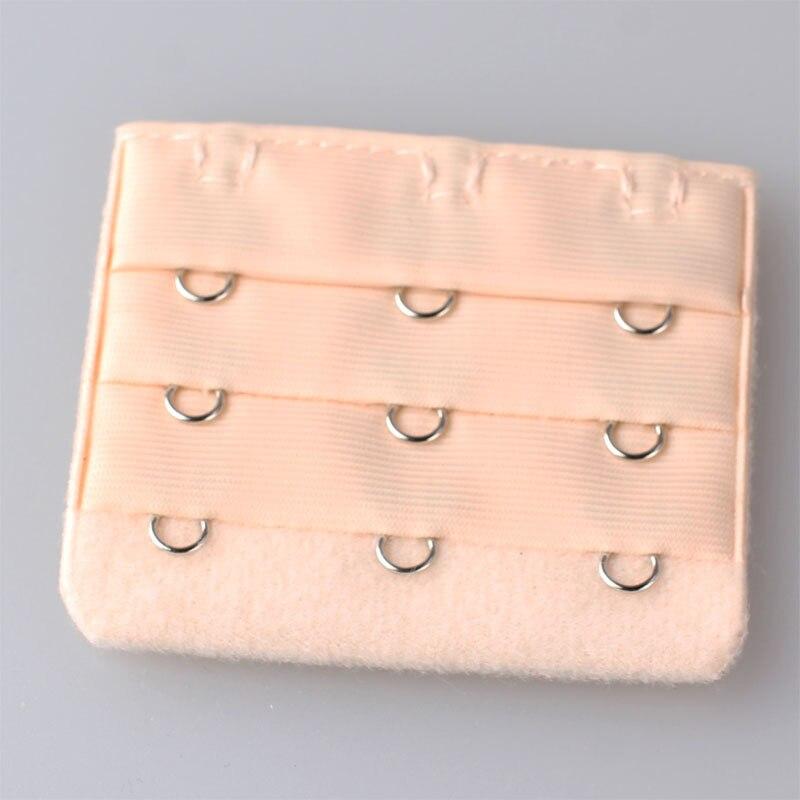 1PC Elastic Bra Lengthened Buckle Extension Bra Buckle Extenders Strap 3 Hooks 3 Rows Underwear Women Lingerie