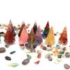 Hexagonal Seven-Color Crystal Stone Resin Pendulum Yoga Ornament