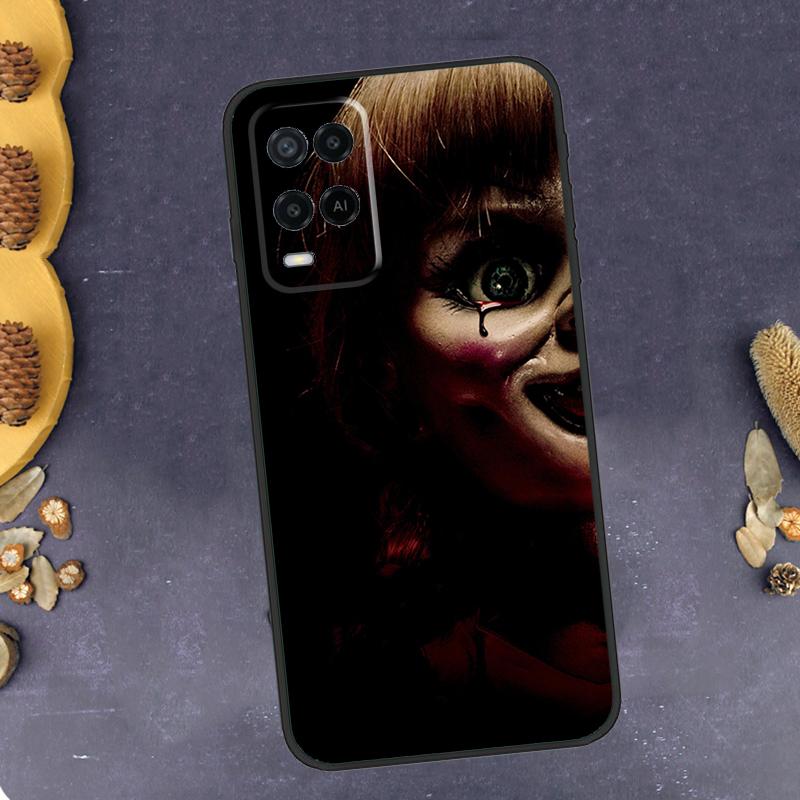 Annabelle Horror Movie Phone Case For Oppo A79 A18 A38 A58 A78 A98 A17 A40 A60 A80 A16 A76 A96 A15 A74 A94 A54 A77