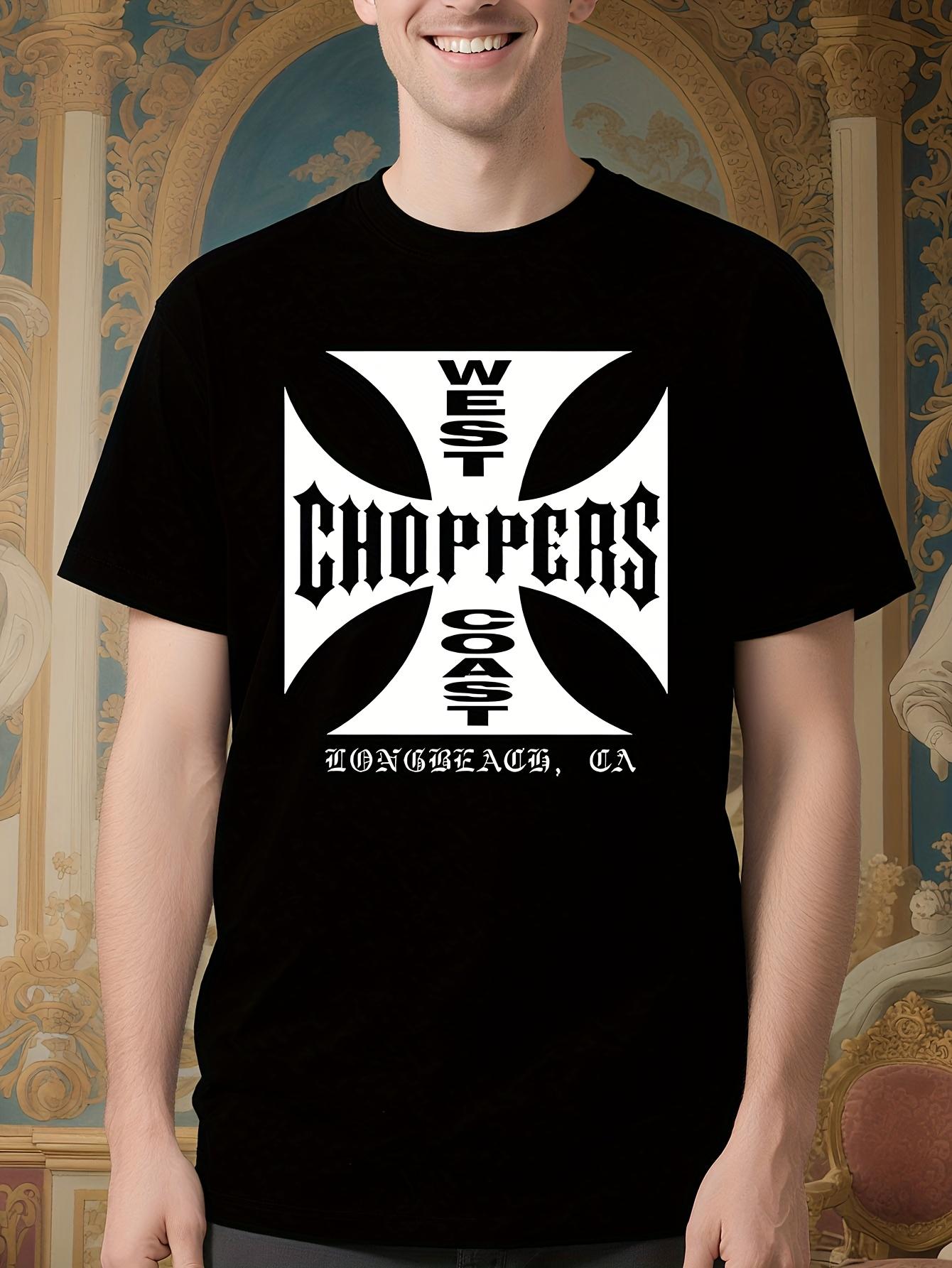 West Coast Choppers Hip Hop Tshirt - Black Graphic Tee wi... XXXXL