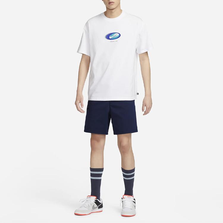 New Nike Drop Shoulder Sleeve T Shirt Men's White DX9461-100