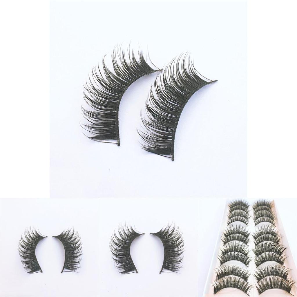 Luxurious 10 Pair False Eyelashes For Natural And Beautiful Eye Makeup