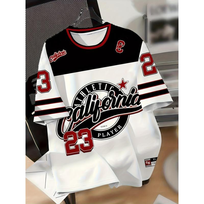 Short-sleeved T-shirt sporty American retro style S