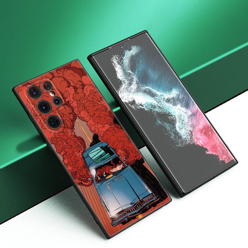 Akira 1988 Film Black Silicone Phone Case For Samsung Galaxy S23 S21 S20 FE S24 S22 Ultra S10E S10 S9 S8 Plus