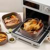 Silicone Air Fryer Pot Square round Airfryers Oven Baking Tray Bread Fried Chicken Pizza Basket Mat Kitchen Accessory