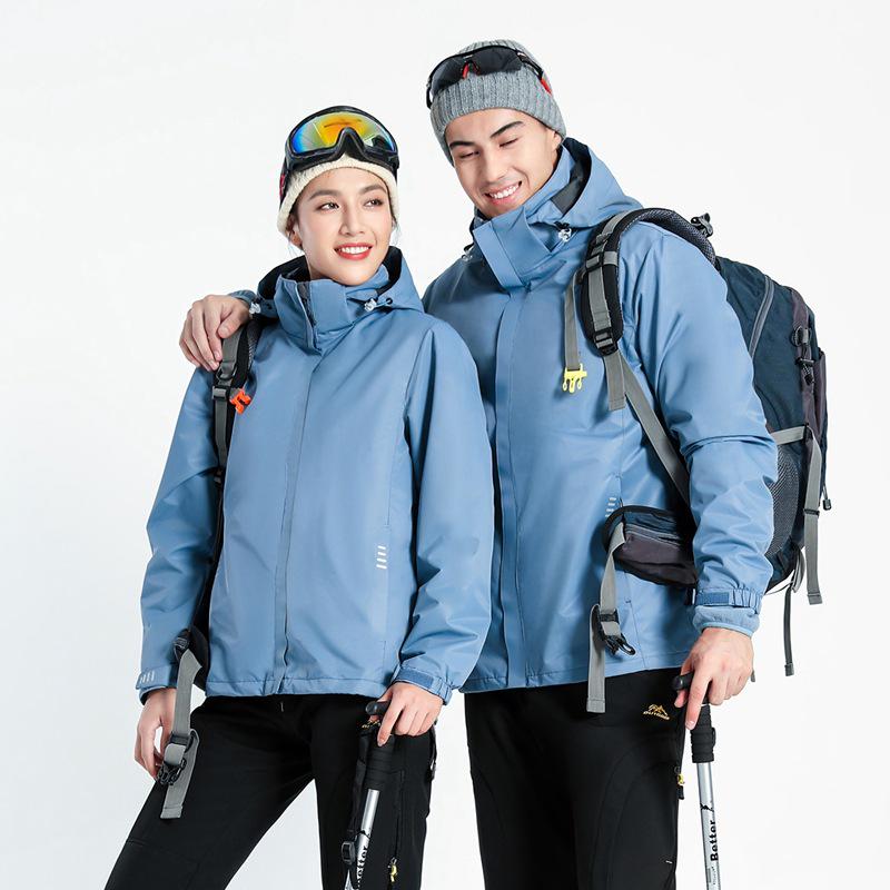 

Unisex Three-in-One Waterproof Workwear Set with Logo Option - Plus Size, Velvet-Lined, Autumn/Winter Collection XXXL