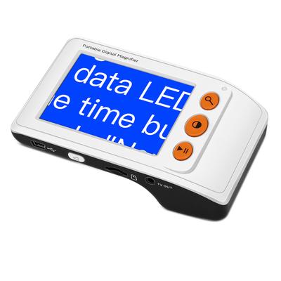 Portable Digital Magnifier Reading Aid 3.5 Inch LCD Screen for Low Vision 2x-25x Zoom Foldable HandleAA