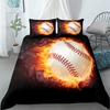 Firing Baseball 3D Bedding Set King Queen Double Full Twin Single Size Duvet Cover Pillow Case Bed Linen Set