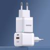 GaN 33W PPS USBC USBA Wall Charger White