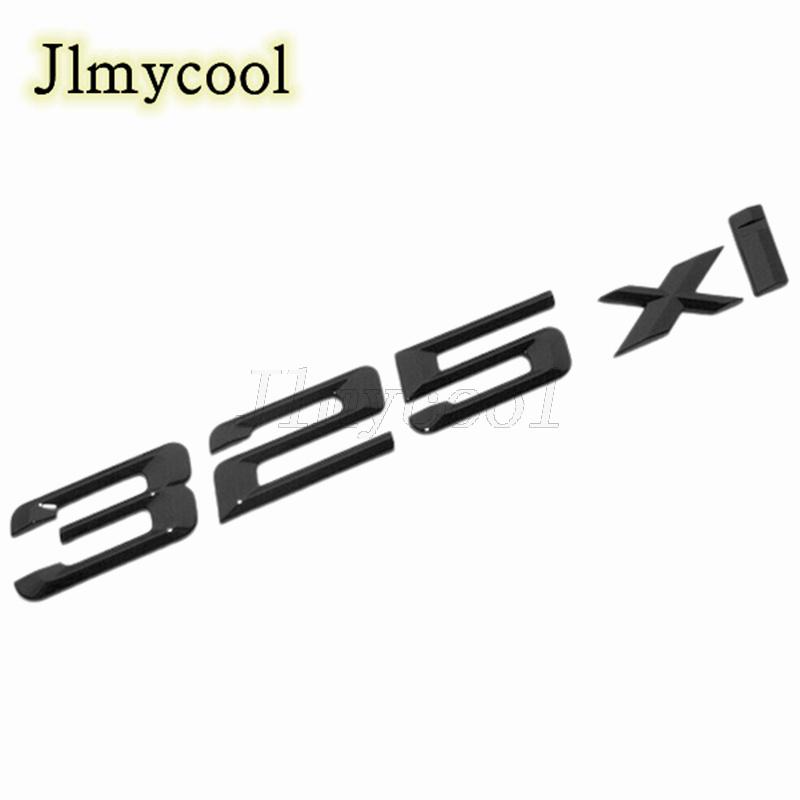 ABAJ1 ABS Buchstaben Nummer 325Ci 330Ci 645Ci 325xi 528xi 335ix Emblem für E46 E90 E91 E92 Sportwagen Roadster Coupe Auto Kofferraumaufkleber