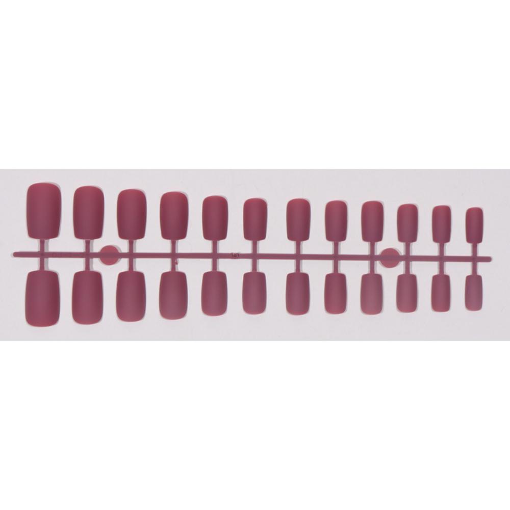 24 teile/satz DIY Schnelle Nägel Lange Quadratische Kopf Matte Falsche Nägel Mehrfarbige Streifen Fertig Tragen Maniküre