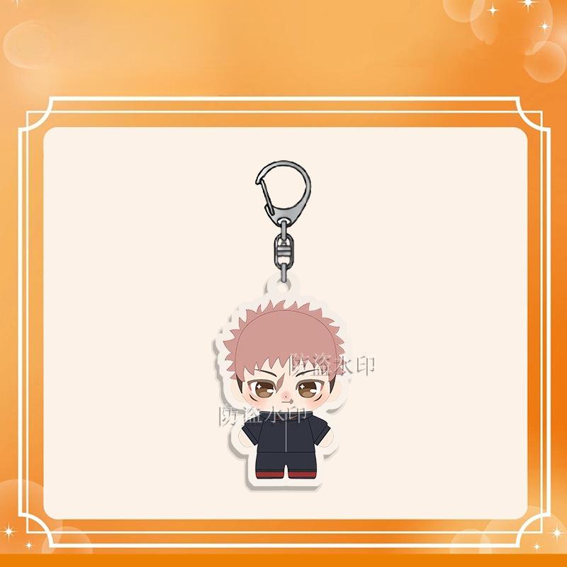 5cm Périphériques Anime Satoru Gojo Porte-clés Acrylique Yuji Itadori Accessoire de Sac Choso Statue Megumi Fushiguro Pendentif Acrylique Jouet