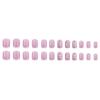 Minimalist White Floral Nail Stickers with French and American Design