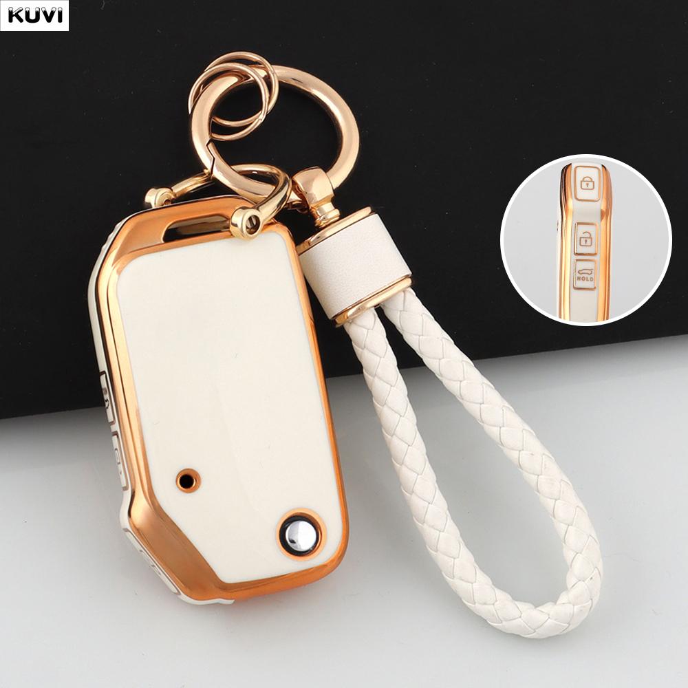NEW TPU Car Flip Key Case Cover Shell Fob Keychain For Kia Sportage Ceed Xceed Sports K5 Seltos 2019 2020 2022 2023 Accessories