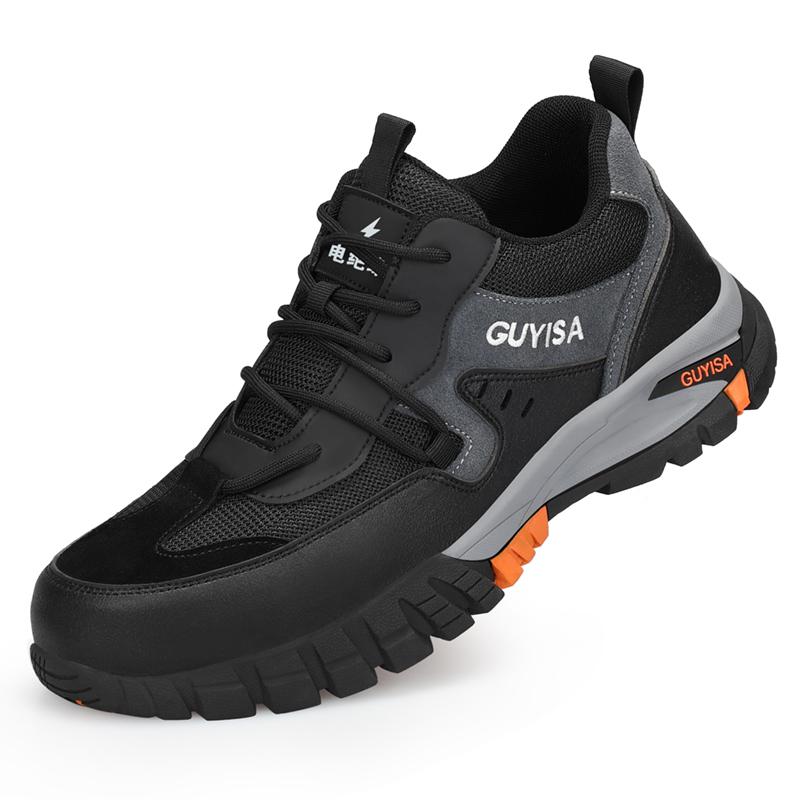 

Мужские зимние защитные ботинки Мужские рабочие ботинки со стальным подноском Кроссовки Легкие рабочие ботинки для электриков Защитные рабочие кроссовки для мужчин 36 чёрный