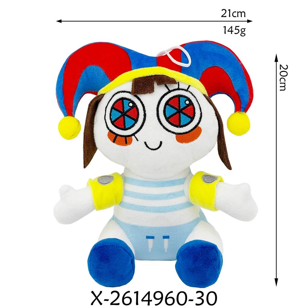 44style The Amazing Digital Plush Toys Amazing Circus Clown Rabbit Plush Dolls Periphery Stuffed Toys Kids Adults Gift