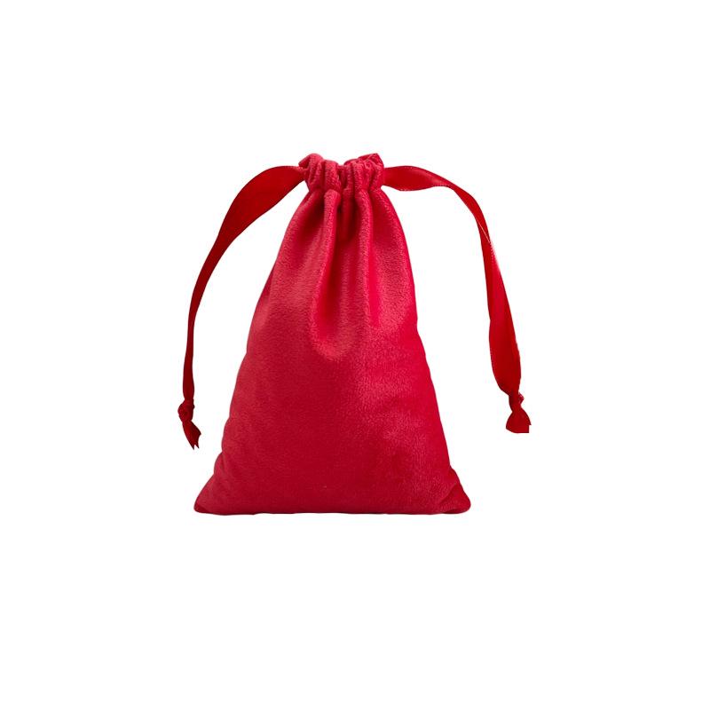 Plush Velvet Drawstring Bag for Mobile Phones & Jewelry