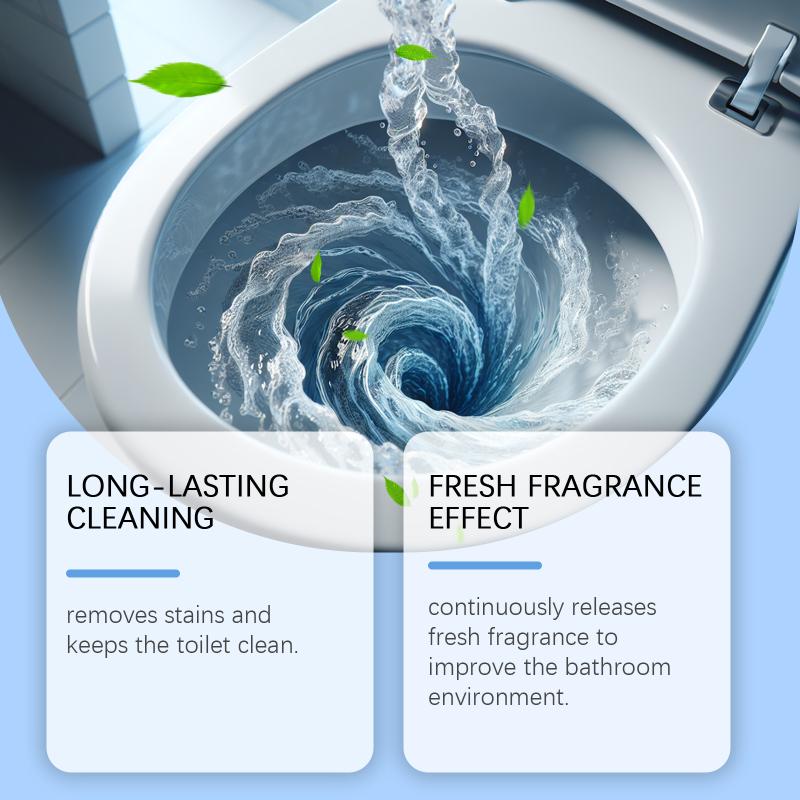 Strong Toilet Cleaning Block Deodorizing and Descaling Long Lasting Fragrance for Bathroom Toilet Bowl Cleaning