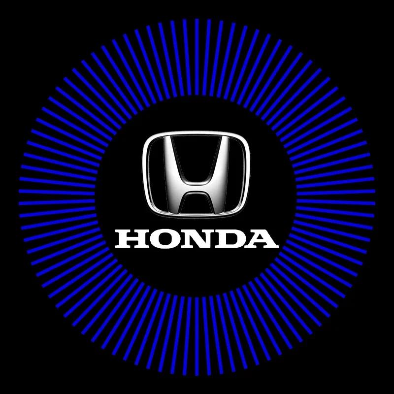2pcs Led Car Door Welcome Light Auto Logo Courtesy Projector Lamp for Honda S Accord Elysion CR-Z Odyssey SPIRIOR Accessories